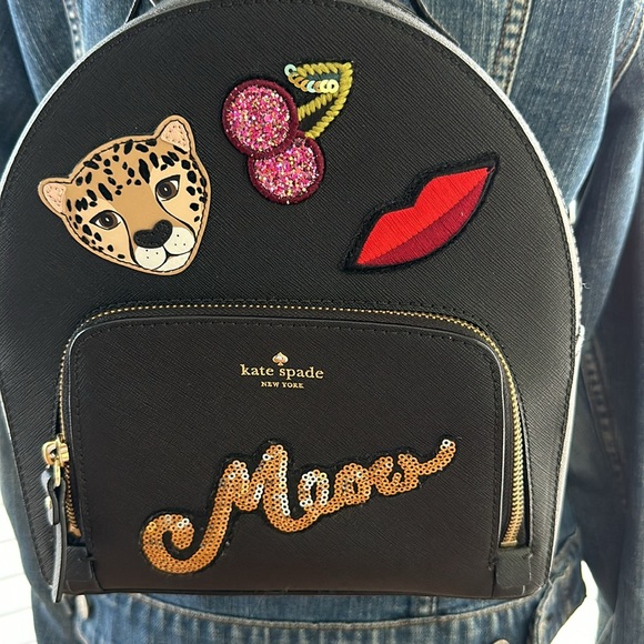 NWOT Kate Spade RUN WILD LEOPARD TOMI Backpack - Picture 2 of 8